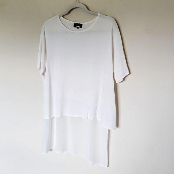 MAAC London Bond High Low Top in White - Picture 2 of 6